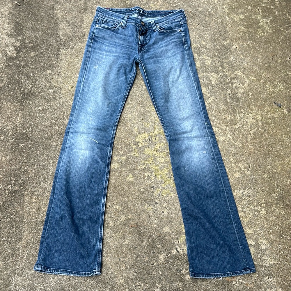 Seven jeans size 29. Distressed bootleg/flare